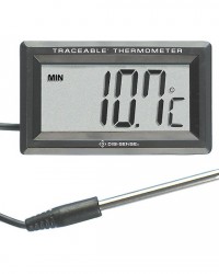 Digi-Sense Traceable Panel-Mount Remote Probe Thermometer with Calibration; -50-300C/-58-572F
