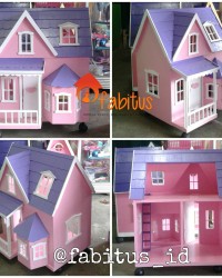 Mainan Anak Rumah Boneka Barbie Sophia Dollhouse