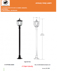 Tiang Lampu Taman Type DLT011