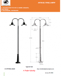 Tiang Lampu Taman Type DLT010