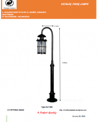 Tiang Lampu Taman Type DLT009