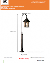 Tiang Lampu Taman Type DLT007