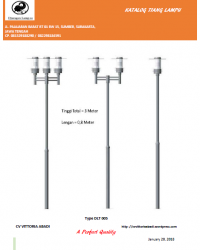 Tiang Lampu Taman Type DLT005