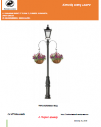 Tiang Lampu Taman Victorian I Type V011