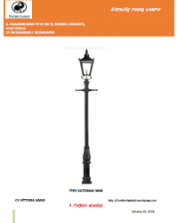 Tiang Lampu Taman Victorian I Type V009