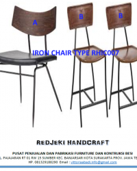 Iron Chair Cafe Type RHIC007