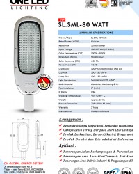 Lampu PJU MUlti LED 80 Watt - SL.SML - 80 Watt