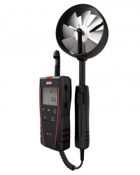 THERMO ANEMOMETER WITH INTEGRATED VANE PROBE