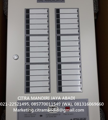 Annunciator Panel Fire Alarm Nohmi Sistem Alarm Kebakaran Alat Pemadam