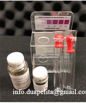 RHODAMIN B TEST KIT || TEST KIT RHODAMIN B, JUAL TEST KIT RHODAMIN B, RHODAMIN B