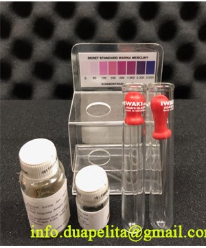 MERCURY TEST KIT || REAGENT TEST KIT MERCURY, JUAL MERCURY TEST KIT, TEST KIT