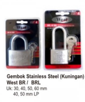 GEMBOK STAINLESS STEEL WEST BR / BRL