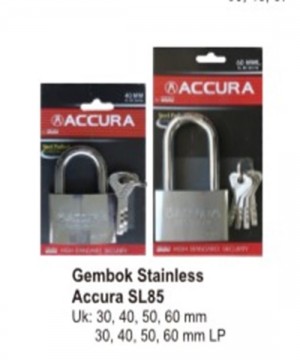 GEMBOK STAINLESS ACCURA SL85