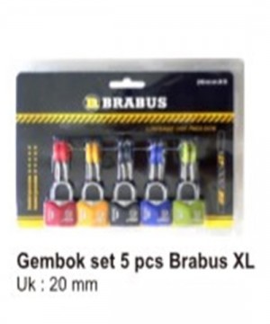 GEMBOK SET 5 PCS BRABUS XL