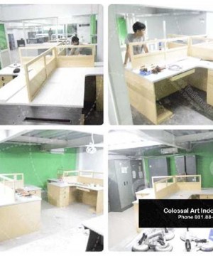Meja Kerja / Partition Desk / Workstation Murah Di Surabaya