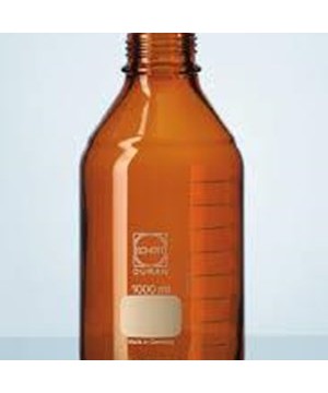 DURAN laboratory bottle amber with DIN thread GL 45
