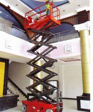 Rental SCissor Lift 14 Meter di Tangerang - Sewa Scissor Lift 14 Meter di Cikande | Sewa SCissor