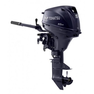 2019 Tohatsu 15 HP MFS15EL Outboard Motor 20 shaft Length Automart Marine