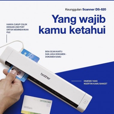 Jual Scanner Portable BROTHER type DS-620