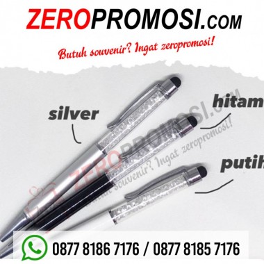 Souvenir Pen Besi kristal - diamond pulpen promosi stylus Berkat Usaha Maju