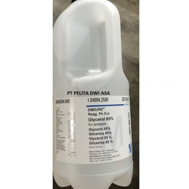 Glycerin - Glycerol 2.5 Liter, MERCK 1.04094 PELITA DWI ASA
