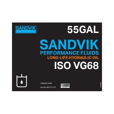 Sandvik Performance Fluids Long-Life Compressor Oil ISO VG 68, Sandvik OC25-H