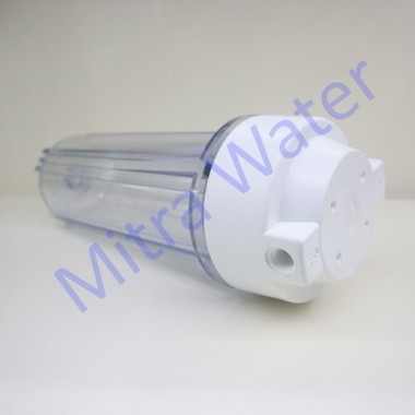 Housing Filter Clear 10inch 1/4
