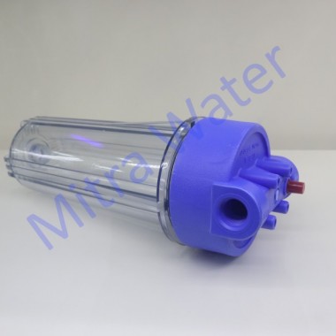 Housing Filter Clear 10 inch 1/2