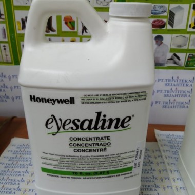 honeywell eyesaline 70 oz emergency eye wash station refill,air pencuci mata