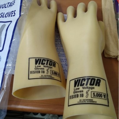 hand glove viktor electricians rubber 5kva,sarung tangan listrik viktor