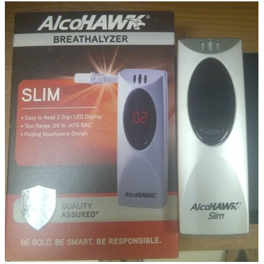 Alat ukur kadar alkohol,Alcohawk Slim digital breath alcohol tester