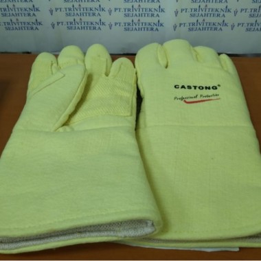 heat resistant glove castong para aramid,Sarung tangan tahan panas 500C