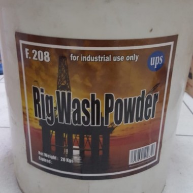 rig wash powder Ups f208p,bubuk pengemulsi pembersih minyak