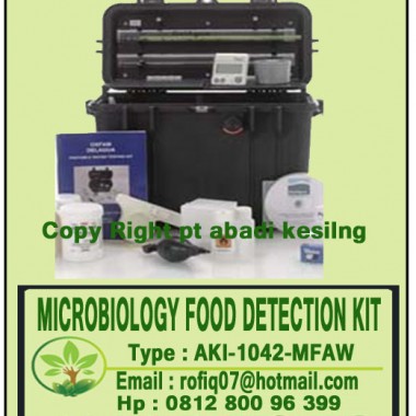 MICROBIOLOGY FOOD DETECTION KIT, Type : AKI-1042-MFAW
