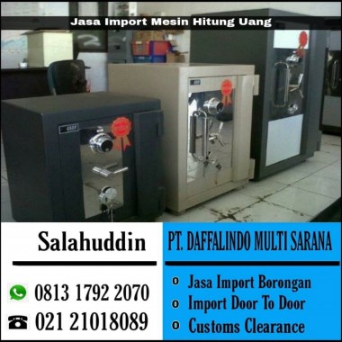 Jasa Import Mesin Hitung Uang | 081317922070