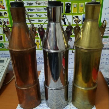 fuel sampling sample can weighted beaker,botol sampel minyak bakar