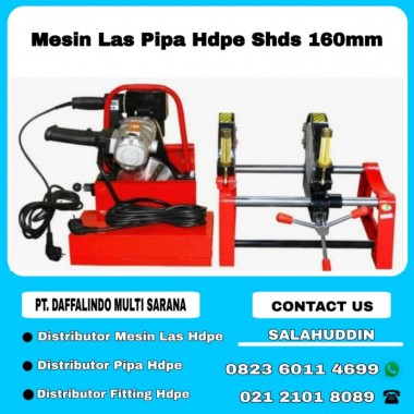 Mesin Las Pipa Hdpe 160mm Manual Pipa Dari 1,5-6 Inch