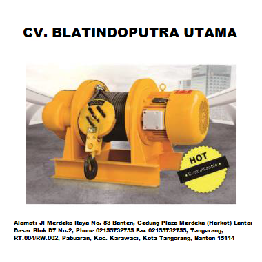 ELECTRIC WINCH MILTON 1 - 3 Ton