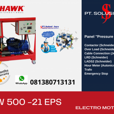 Pompa Water jet tekanan 500 bar - 21 LT M | Hawk indonesia | High Pressure Plunger Pump