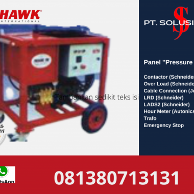 Hawk High Pressure pump cleaners tekanan 200 bar flow rate 55 lt/m