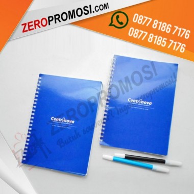 Produksi Souvenir Memo Agenda Custom Ukuran A5 Soft Cover Murah Cetak Logo
