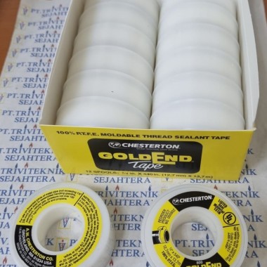 chesterton gold end tape 800,sealtape PTFE tahan panas isolasi teflon
