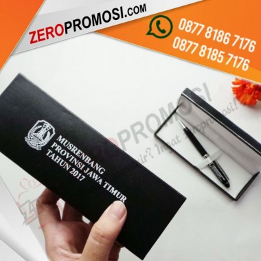 Packaging Souvenir Pulpen Hard Case Premium Custom Logo Murah