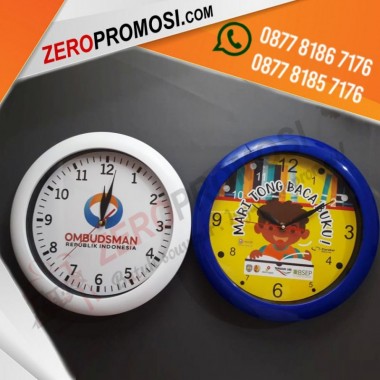 Produksi Grosir Jam Dinding Tipe 244H Dengan Cetak Logo