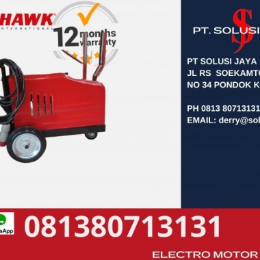 HYDROTEST TEKANAN 120 BAR POMPA HAWK | PT SOLUSI JAYA