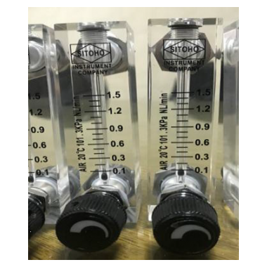 FLOW METER ACRYLIC 0.1-1.5 Lpm | 0.3-3.0 Lpm | 0-5.0 Lpm