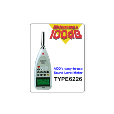 PORTABLE SOUND LEVEL METER TYPE 2 AND CALIBRATOR - 6226