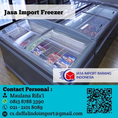 Jasa Import Mesin Freezer Freezer | Jasa Import Mesin | 0813 8788 3390
