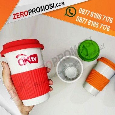 Mug Keramik Cup Rainbow Souvenir Custom Logo