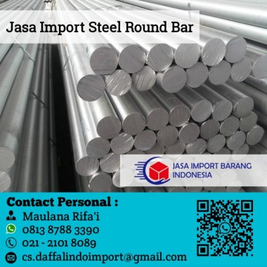 Jasa Import Steel Round Bar | Jasa Import Besi Baja | 0813 8788 3390